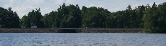 Strassenbrücke am Südende des Helgasjö Strassenbrücke am Südende des Helgasjö